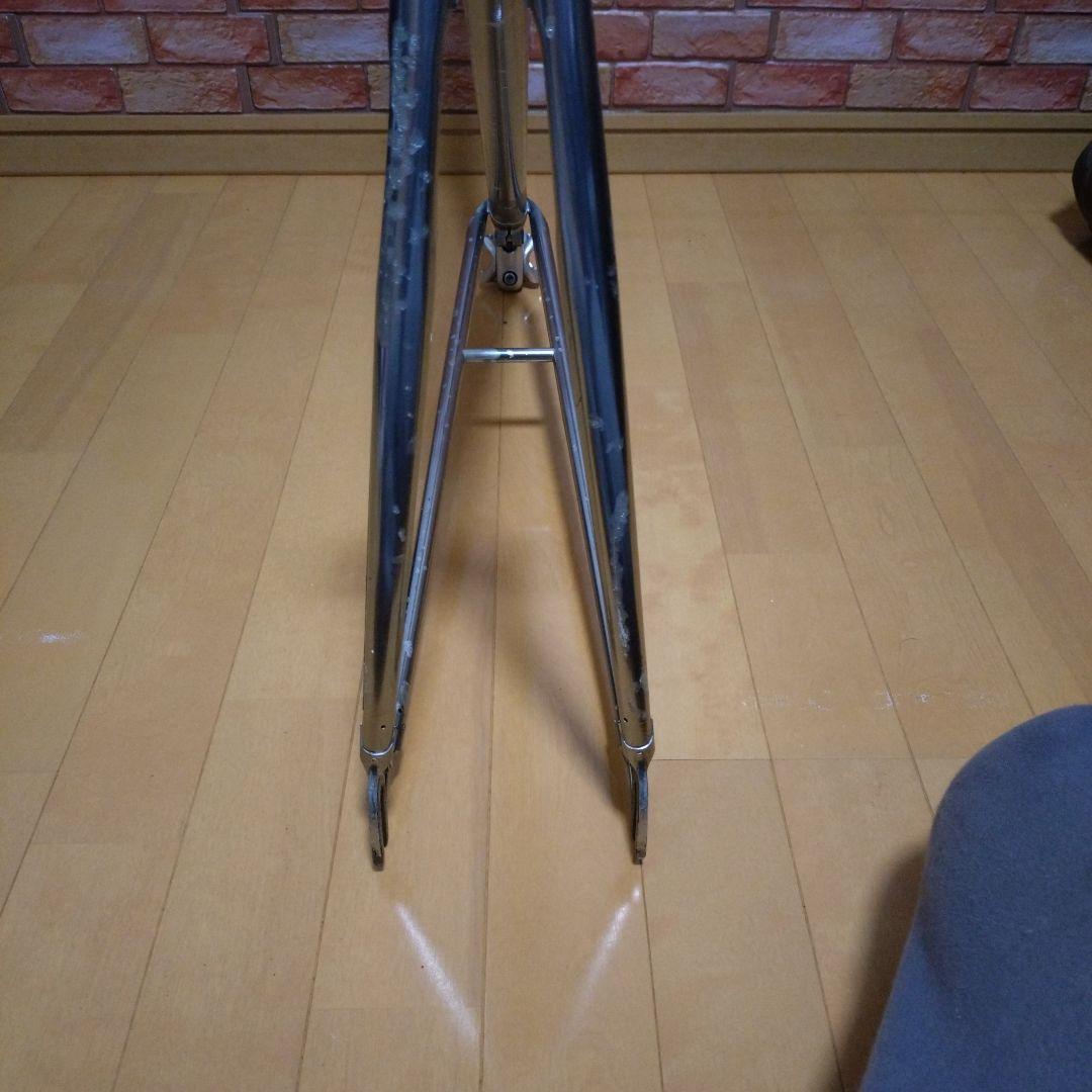 大きめ！ 競輪NJS認定　ピスト　フレーム　BB シートポスト付き