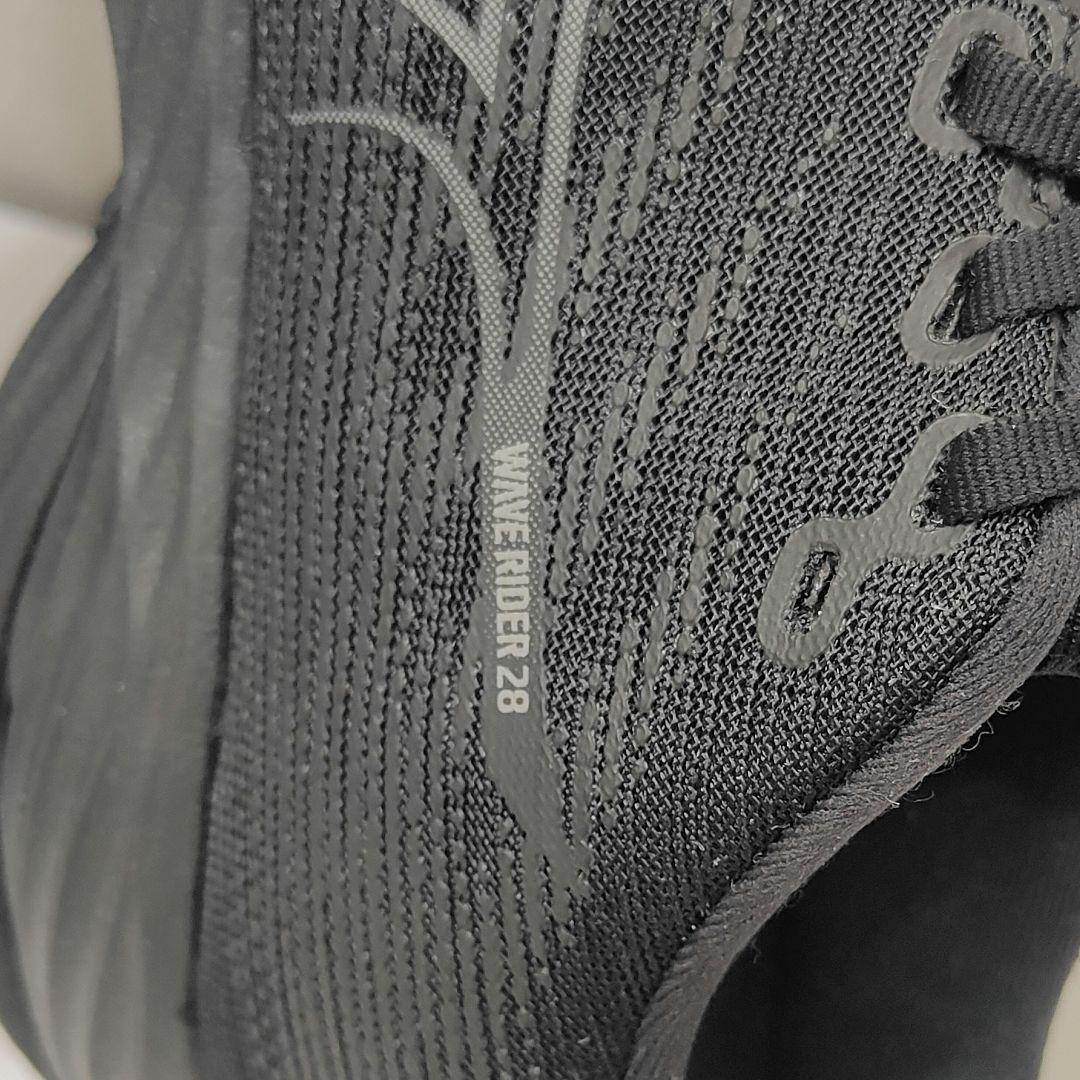 ミズノ　Mizuno　ウエーブライダー 28　ブラック　✕　コムデギャルソン