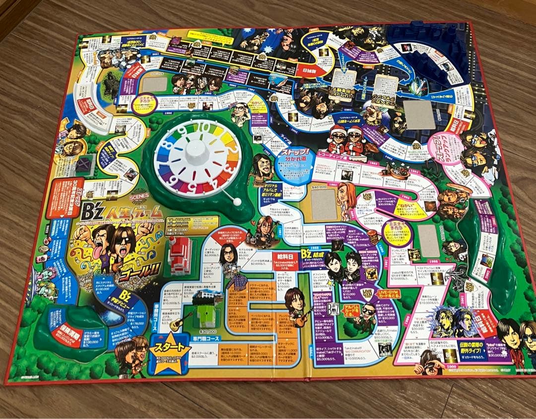 B'z 人生ゲーム 付属完備 一回使用