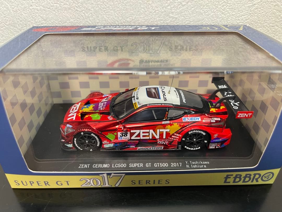 自動車 EBBRO SUPER GT 2017 ZENT CERUMO LC500