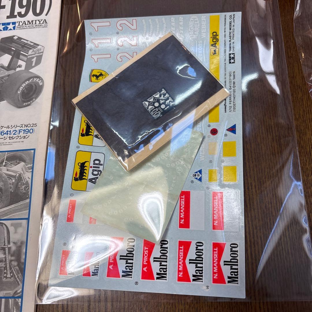 タミヤ　プラモデル　1/12 フェラーリ　641/2 （F190）　未組立