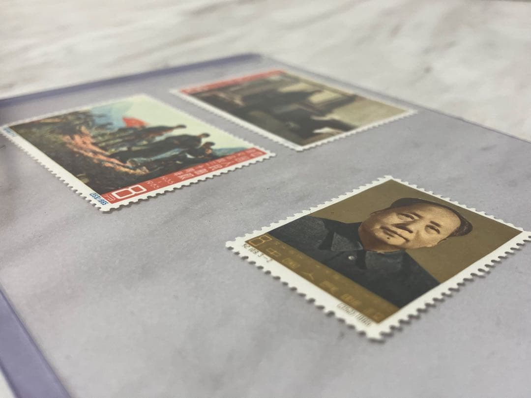 中国切手★1965年　遵義会議30周年　紀109　3種完　未使用