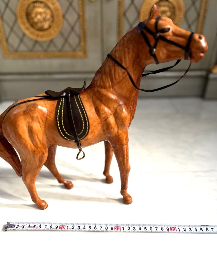 ヴィンテージ 馬 オブジェ レザー phigvel old joe RRL