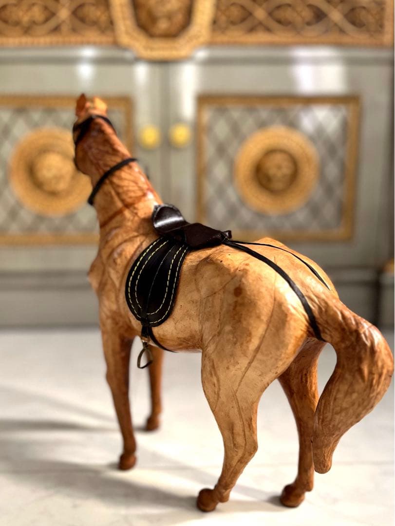 ヴィンテージ 馬 オブジェ レザー phigvel old joe RRL