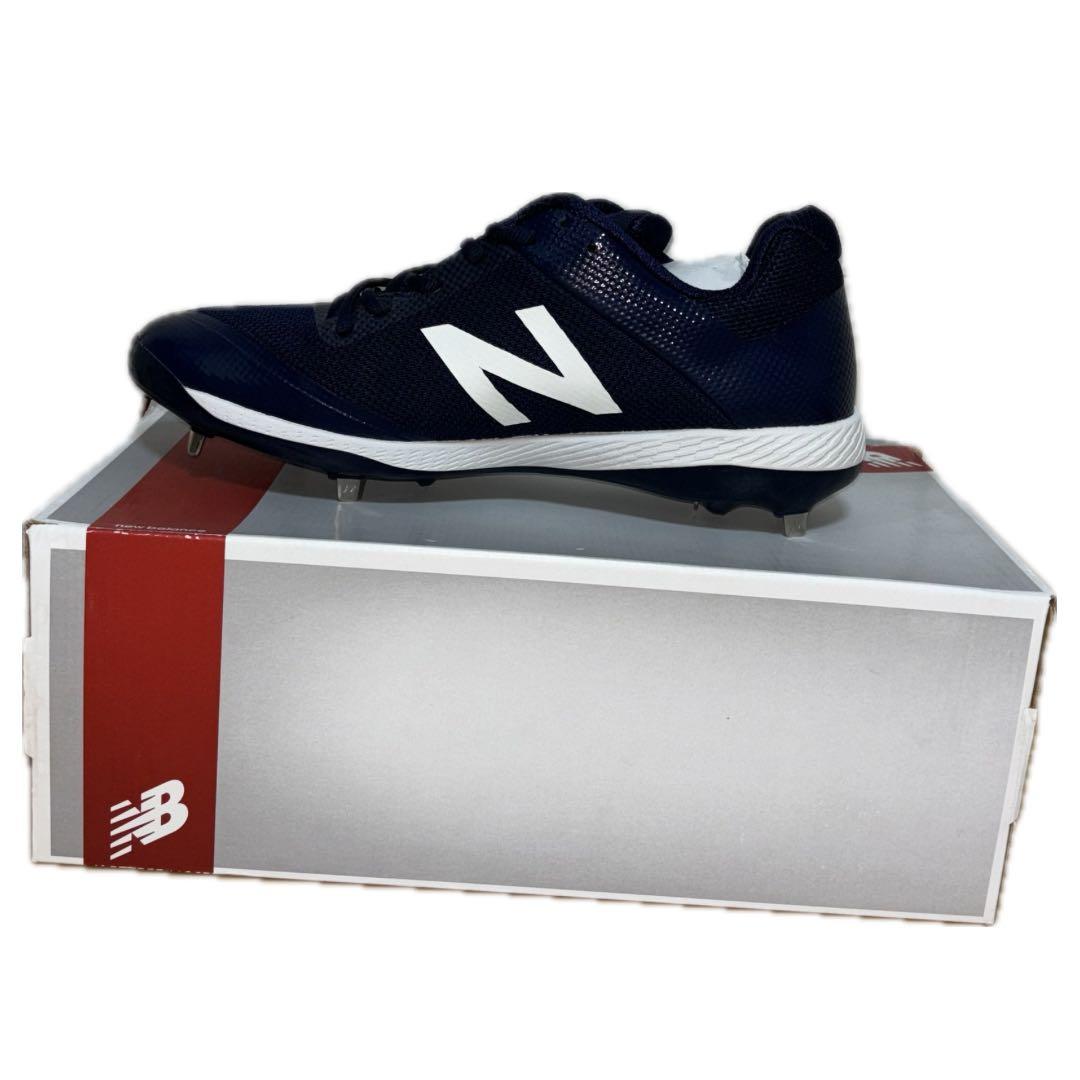 新品未使用 ニューバランス 野球 スパイク 30cm new balance 紺