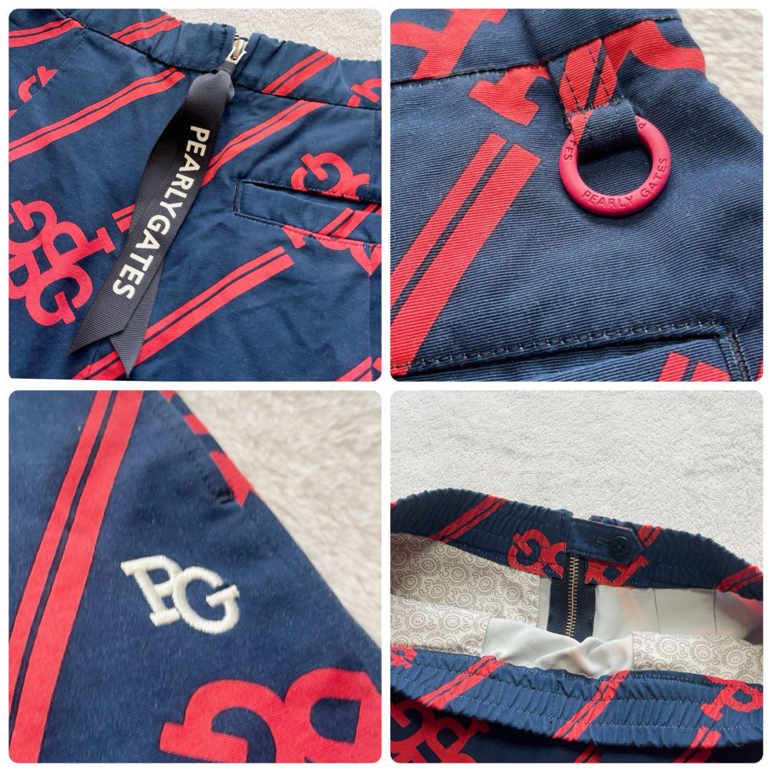 極美品　パーリーゲイツ　セットアップ　PG柄　ジャケット　モノグラム　スカート