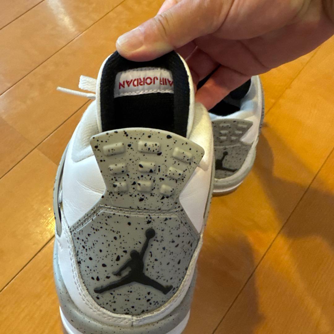 シューズ(男性用) NIKE GOLF AIR JORDAN 4 \"WHITE CEMENT\"