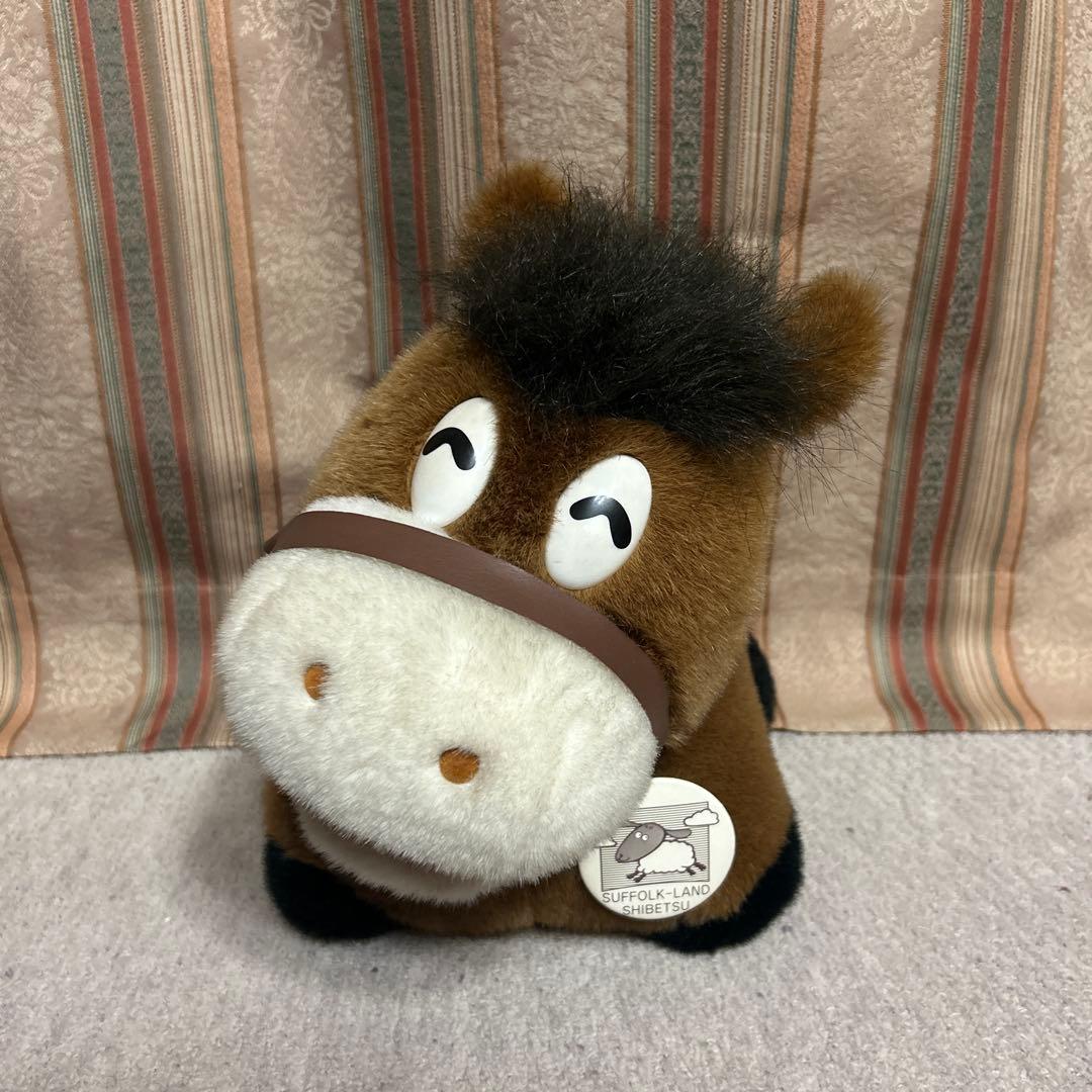 昭和 レトロ ぬいぐるみ 馬 スリッパ 吸盤 4体 午年