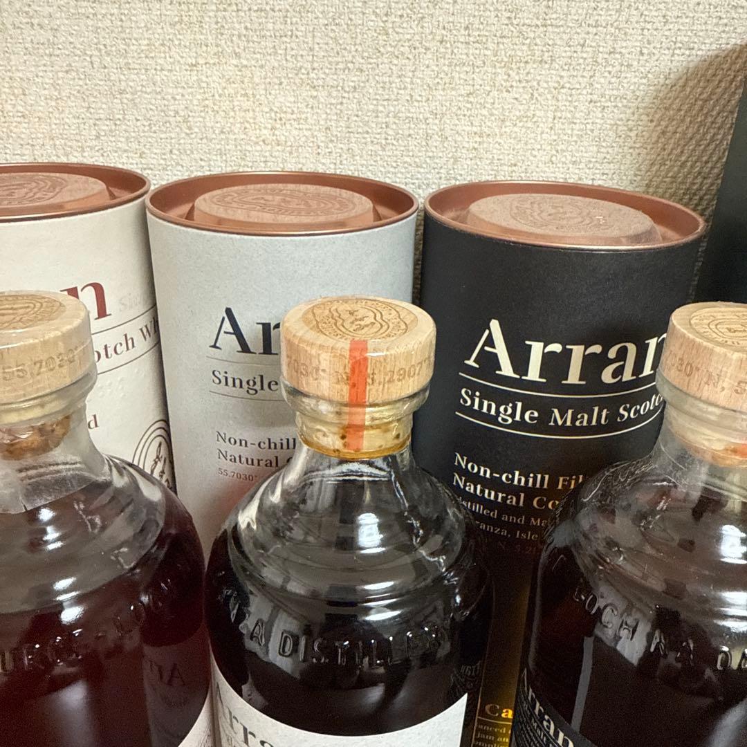 アランArran シングルモルトウイスキー 4本セット