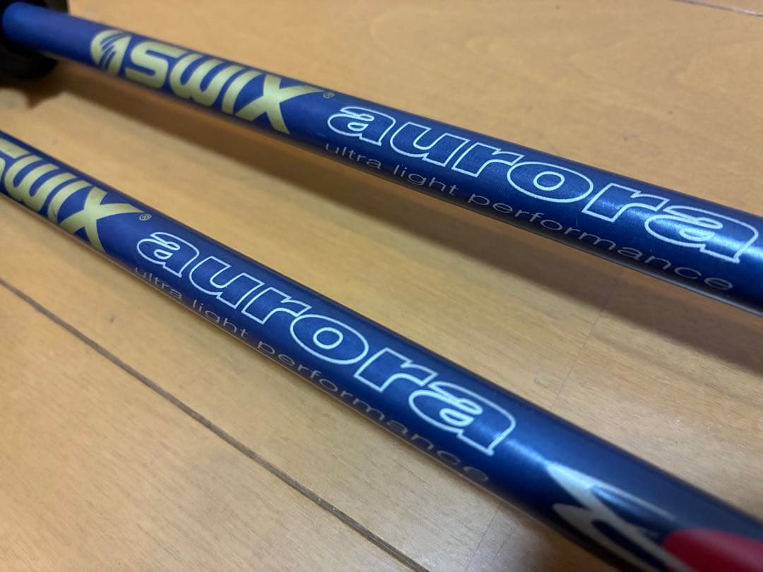 美品SWIX AURORA FC157スキーカーボンストック116.5cm