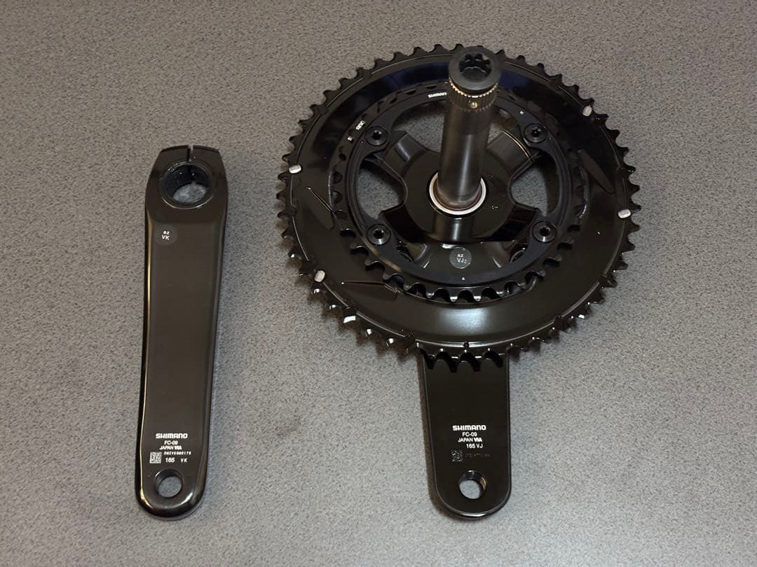 【未使用】FC-09 165mm 50-34t DURA-ACE クランク