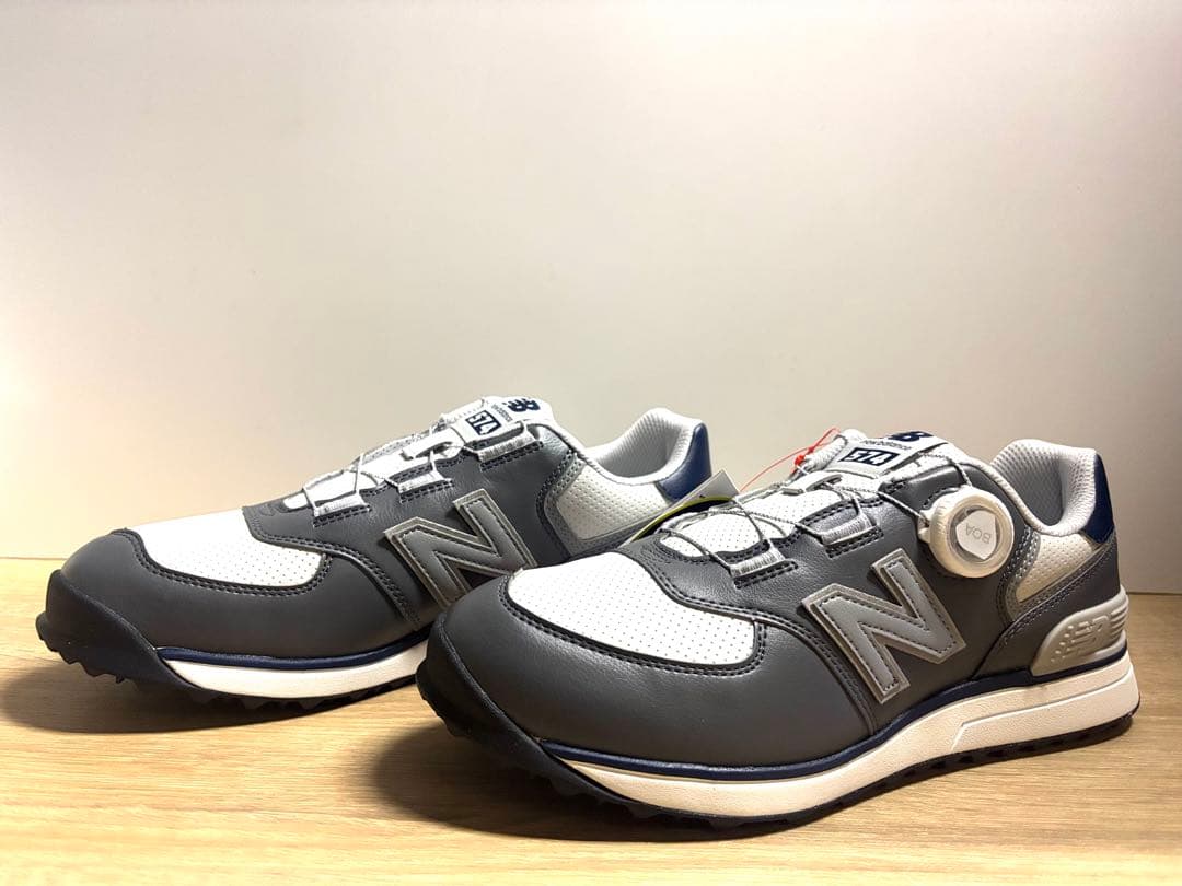未使用 26.5cm 2E ニューバランスゴルフシューズUG574BJ4 グレー