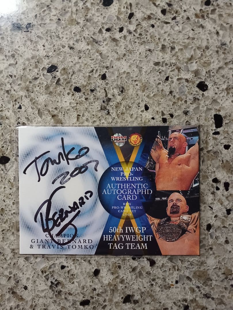 BBM 2008　マシュー・ブルーム　トラヴィス・トムコ　直筆サインカード