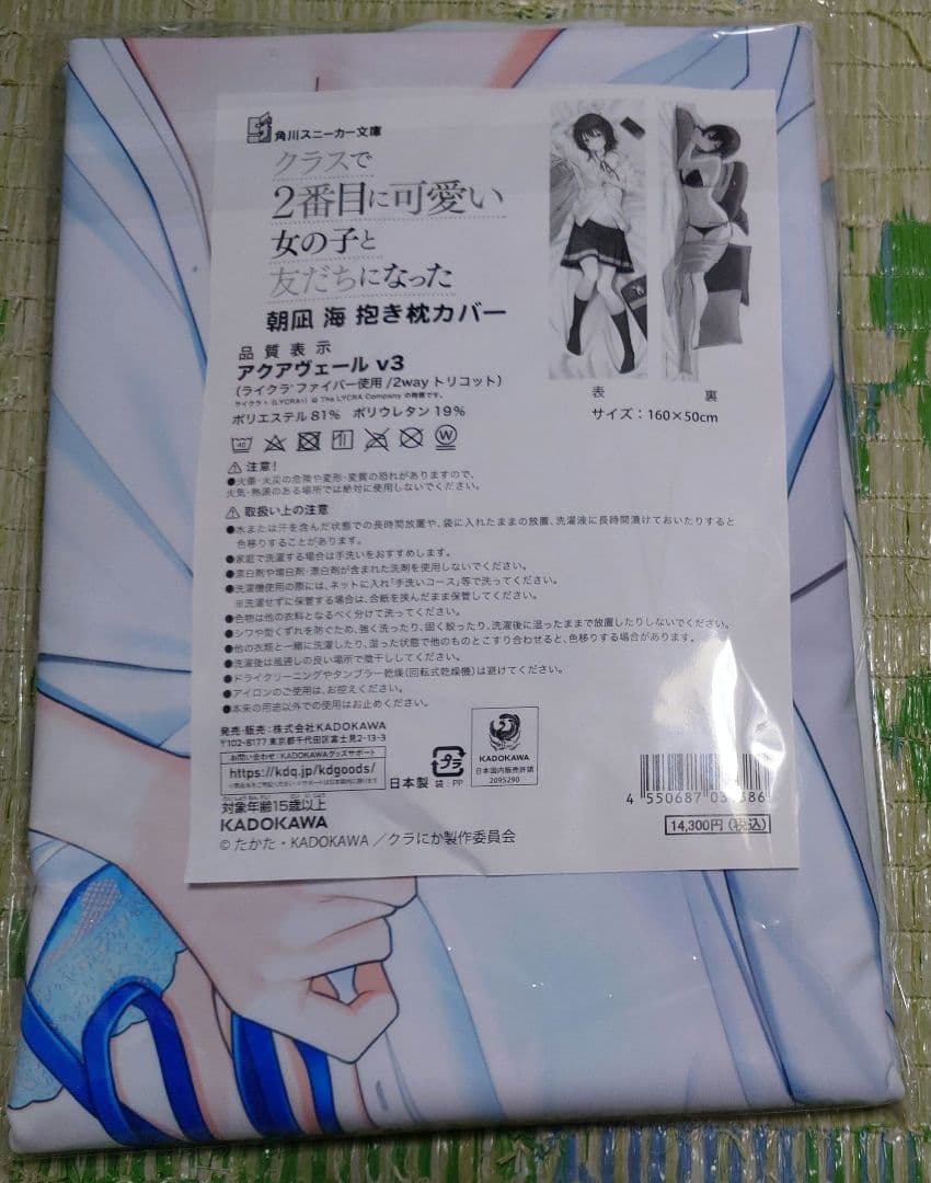 クラスで2番目に可愛い女の子と友だちになった 朝凪海 抱き枕カバー