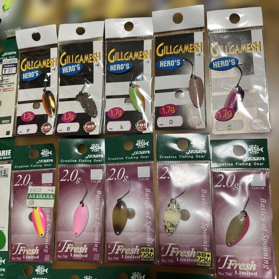 早い者勝ち！　新品　ヤリエ　トラウト　エリア用　スプーン75個セット