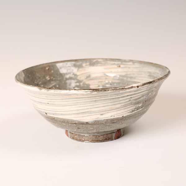 茶碗　祥雲　刷毛目平茶碗　久田宗匠書付　【茶道具・陶器】