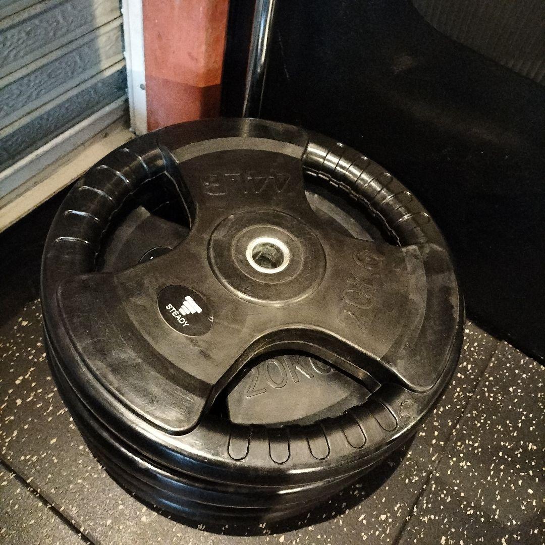 最終値下げ　STEADYラバープレート152.5kg