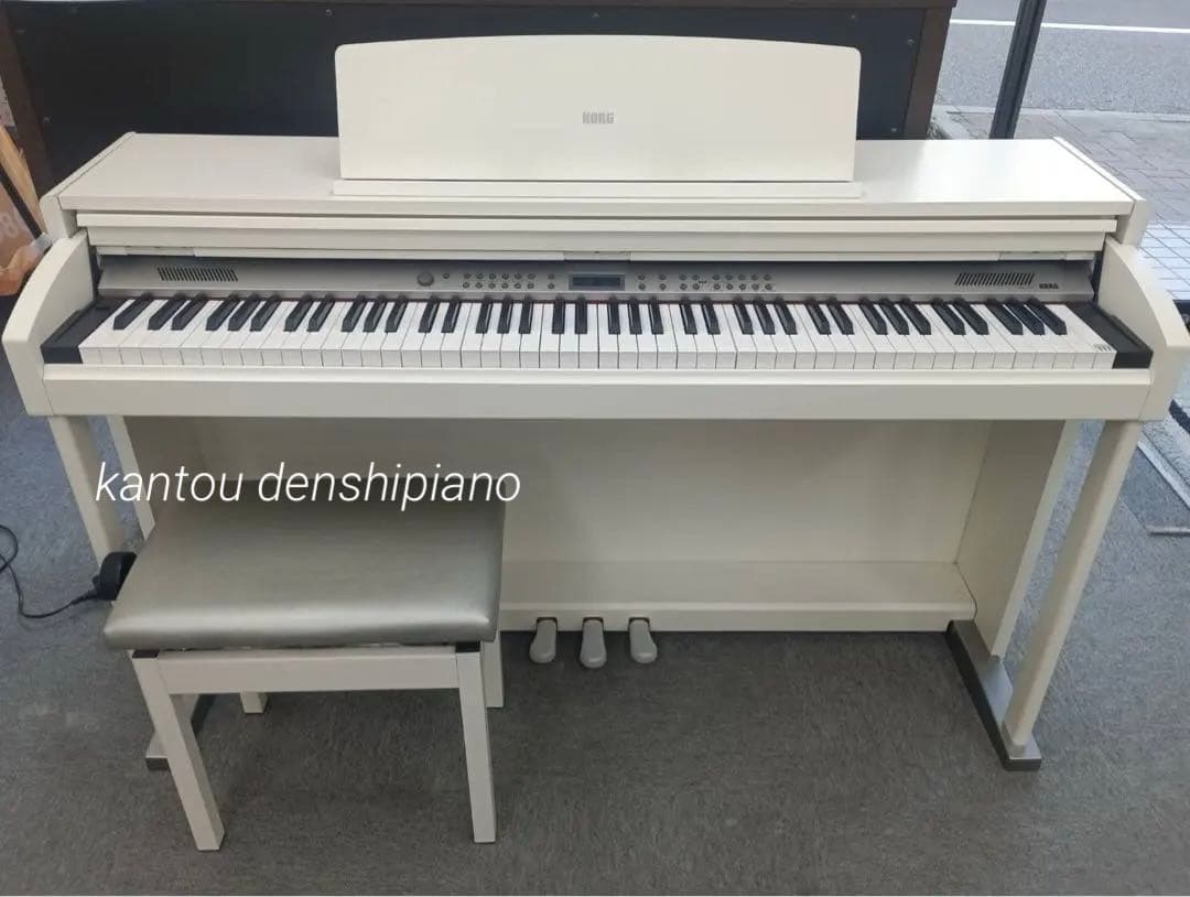 美品 KORG DK-650WH 88鍵盤 スリムデザイン 電源ケーブル新品