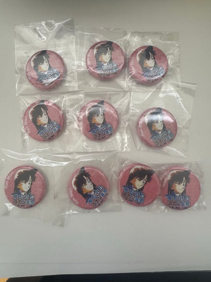 鳥取　コナン空港　毛利蘭　缶バッチ　コナン探偵社　青山剛昌ふるさと館　北栄町