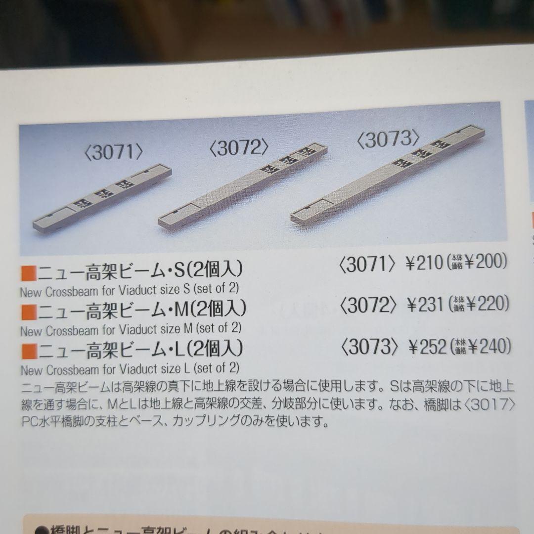 TOMIX 3017 PC水平橋脚（５本セット） ニュー高架ビームSMＬ