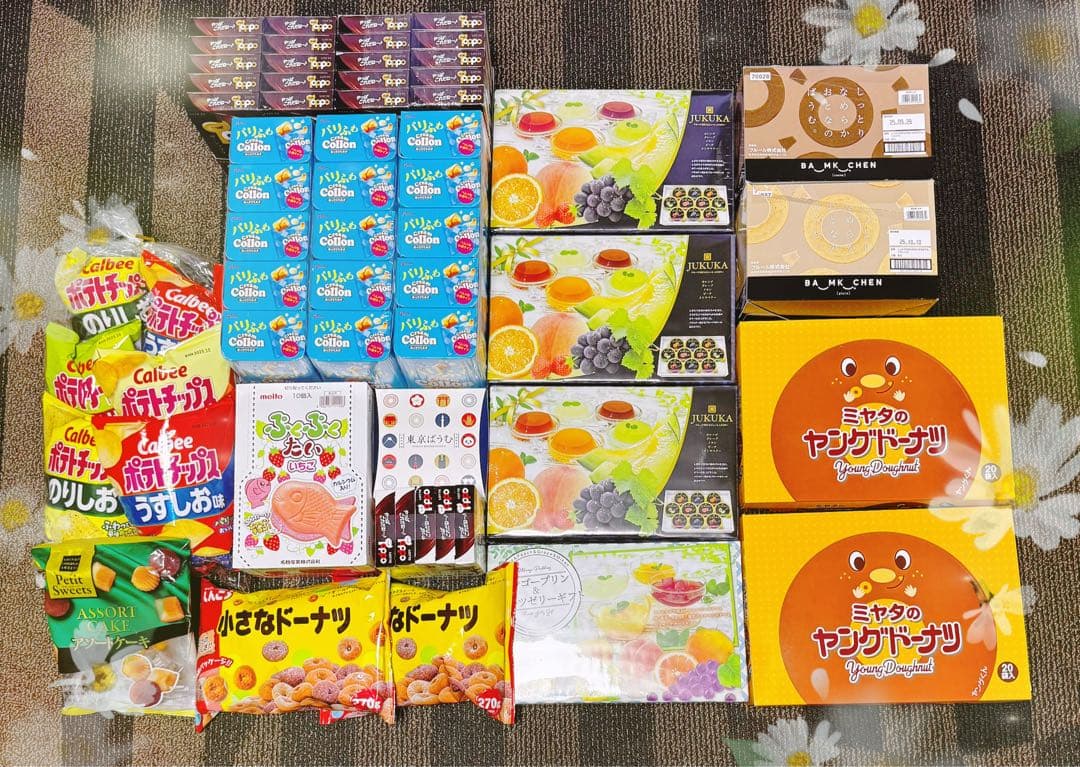 【大容量】ポテトチップス ゼリー　トッポ　コロン　ドーナツ　他　お菓子まとめ売り