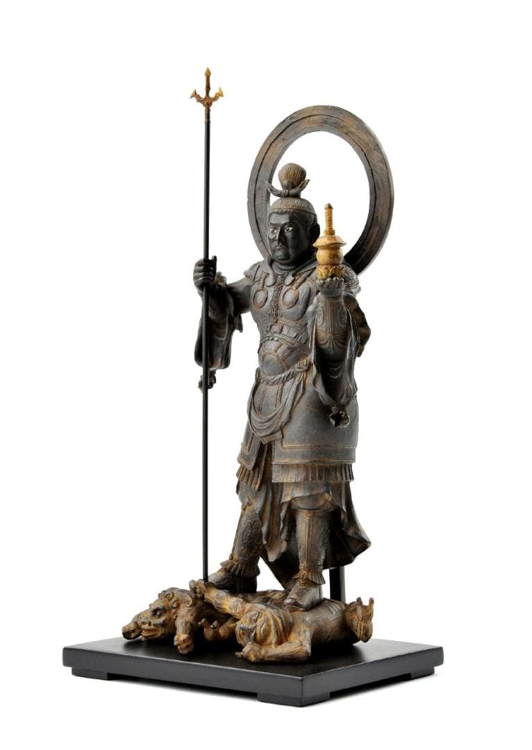 ★新品同様★イスム TanaCOCORO 掌 仏像 毘沙門天★11