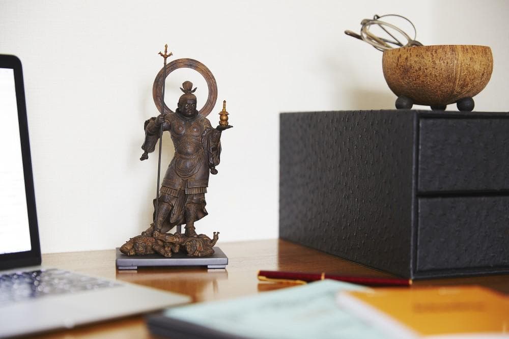 ★新品同様★イスム TanaCOCORO 掌 仏像 毘沙門天★11