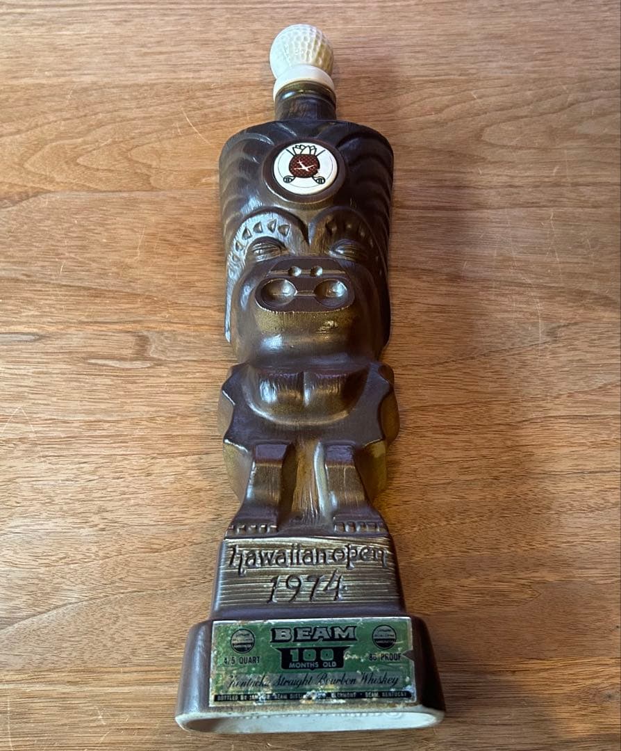 TIKI デキャンタ UNITED航空 1974 ハワイアンオープン