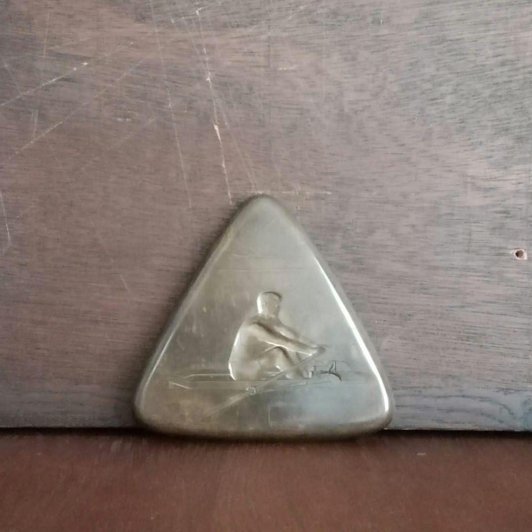 逸品　貴重なWMFアールデコ　三角トレー　真鍮　ヒトラーユーゲント　ドイツ