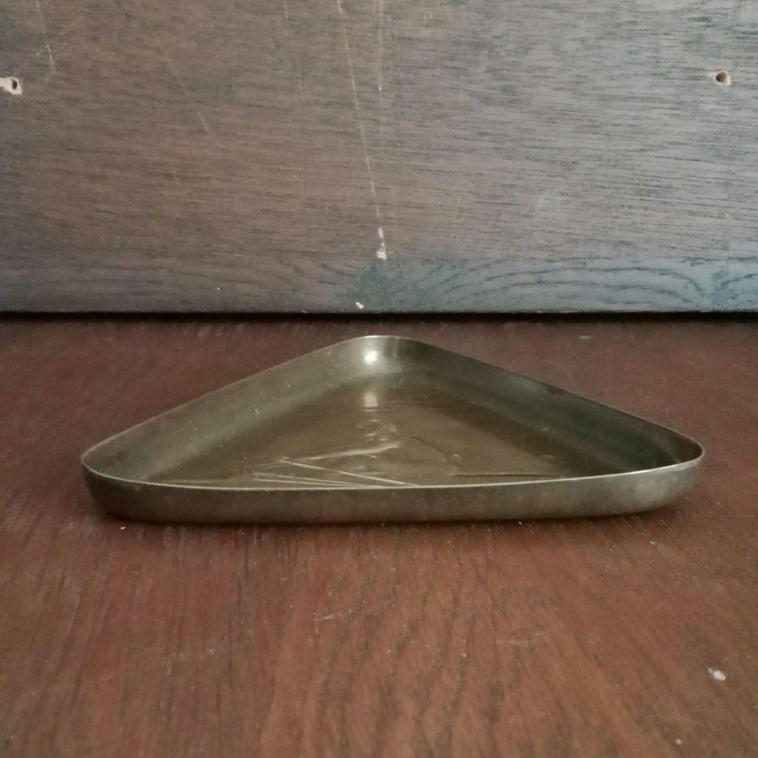 逸品　貴重なWMFアールデコ　三角トレー　真鍮　ヒトラーユーゲント　ドイツ