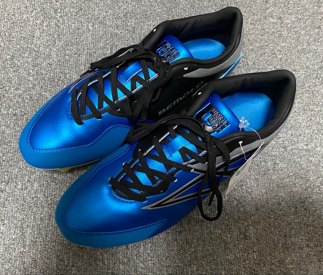 【新品】BeMoLo/ビモロスパイク/ブルー/25.5㎝