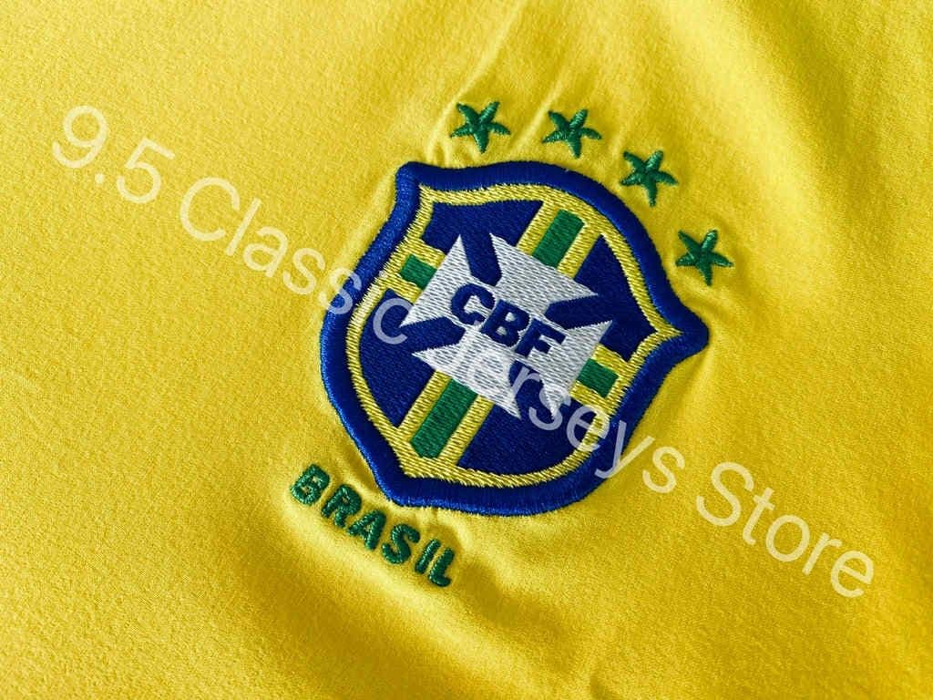 ブラジル代表 2002 ホーム ユニフォーム 長袖 選手仕様