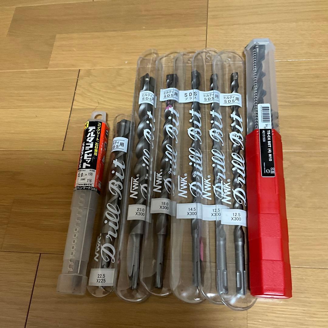 SDSプラス用コンクリートドリルまとめ売り　ヒルテイ　マキタ