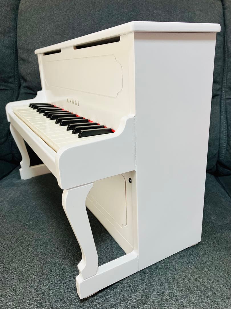 KAWAI アップライトピアノ ホワイト　32鍵盤　美品　箱あり トイピアノ