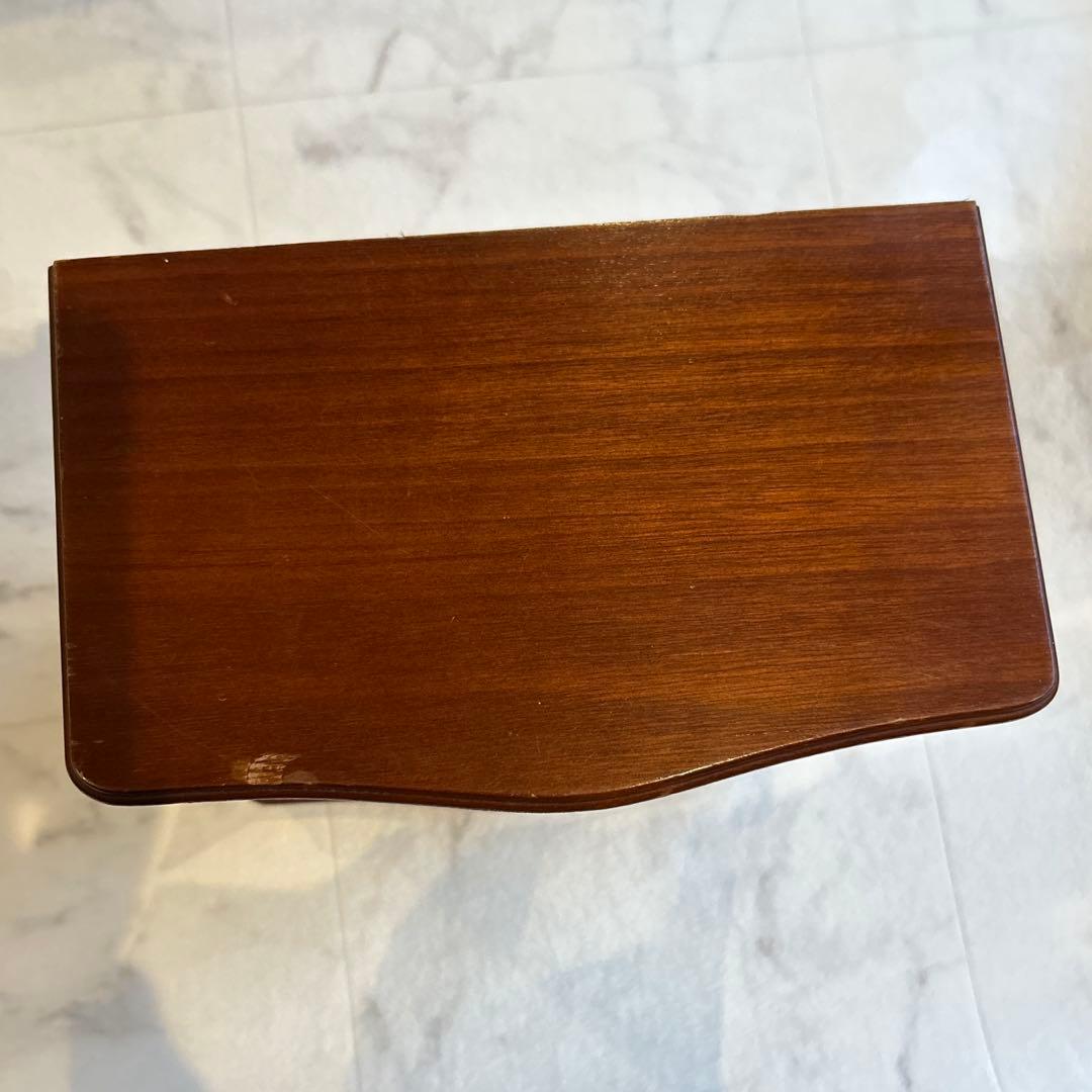 希少 TOYO 木製オルゴール付きジュエリーボックス日本製・1970〜80年代