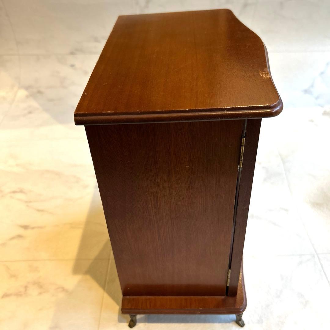 希少 TOYO 木製オルゴール付きジュエリーボックス日本製・1970〜80年代