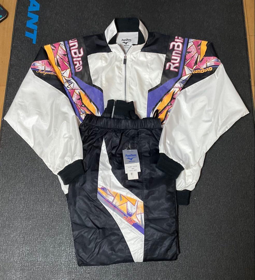 90sRunBird 人気絶頂期の明大ラグビーモデルウインドブレーカー上下XL