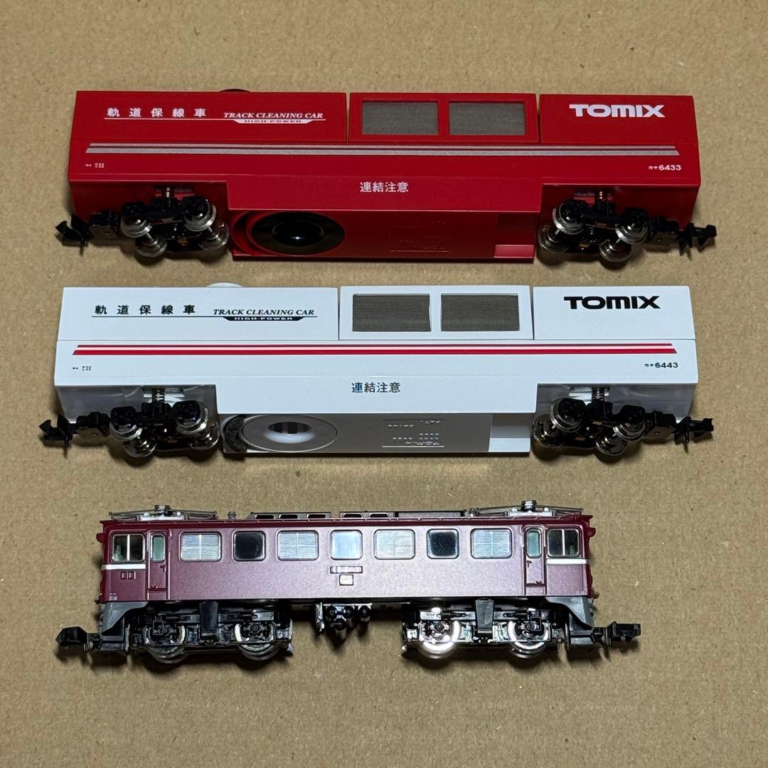TOMIX Nゲージ マルチレールクリーニングカーセット 6433 ED61形