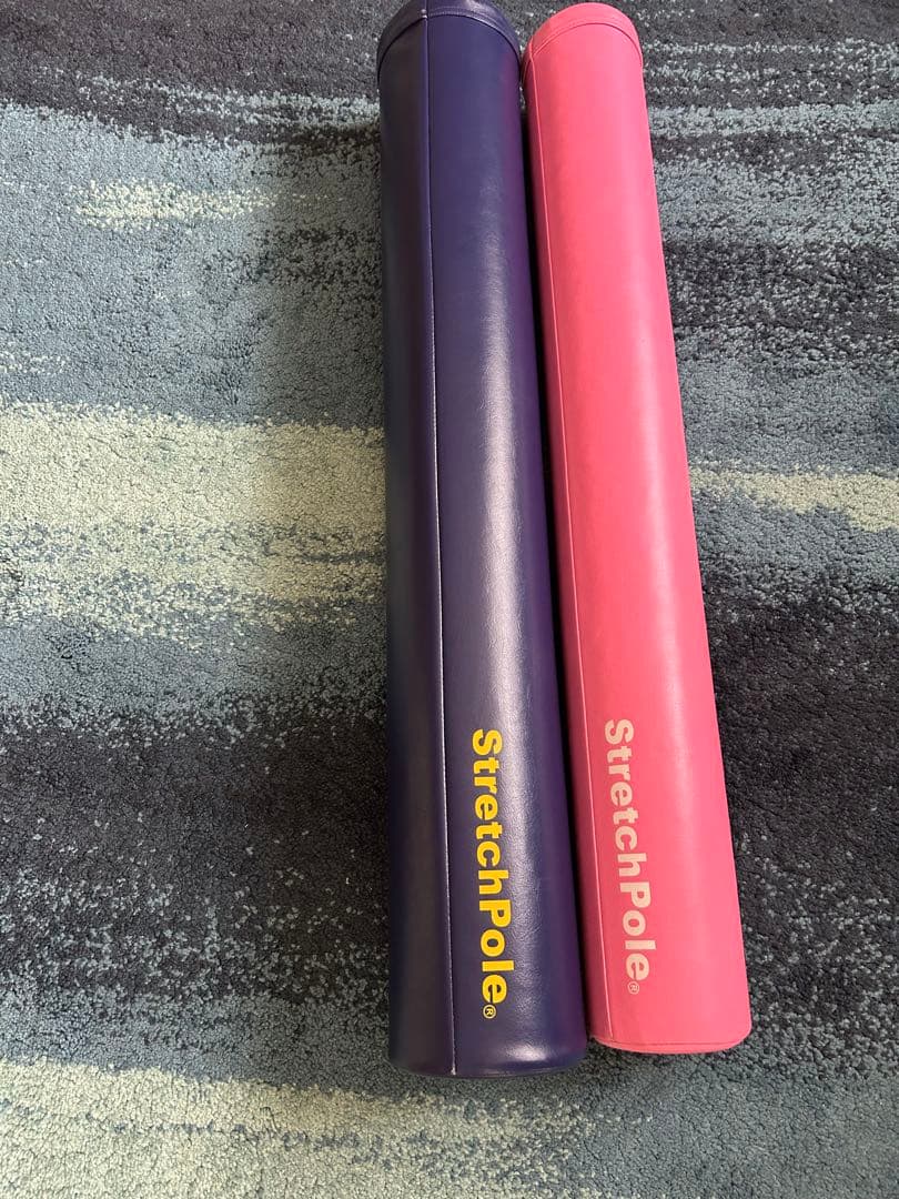 StretchPole ヨガポール 紫(EX)ピンク(MX)セット