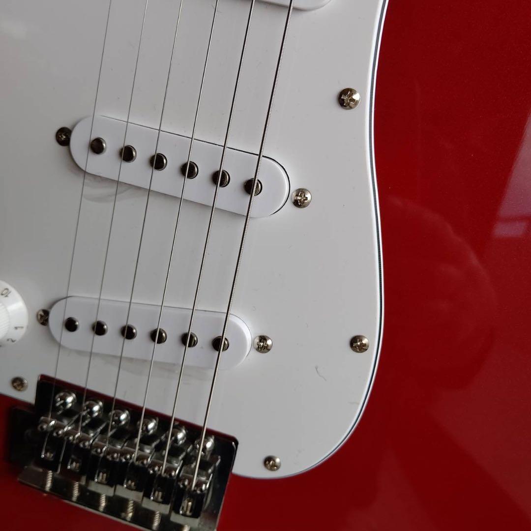 セルダー　エレキギター 赤 左利き用