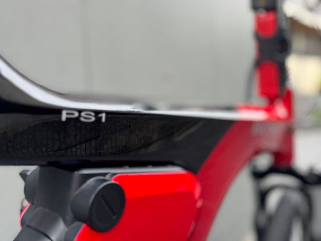 BESV PS-1 レッド カーボン e-Bike 点検済 バッテリー良好