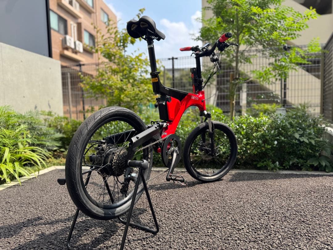 BESV PS-1 レッド カーボン e-Bike 点検済 バッテリー良好