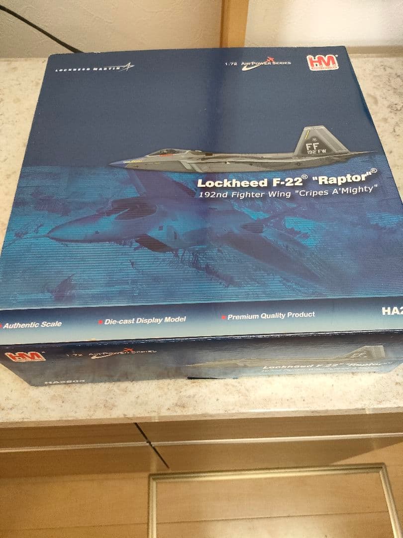超希少！　HOBBY MASTER 1/72 F-22 ラプター HA2803
