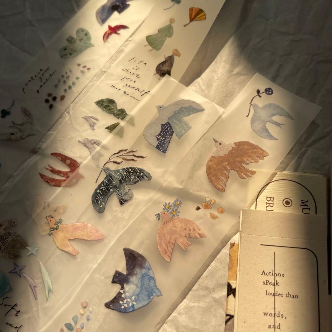 pion《Bird 》 PET　海外マスキングテープ 【1189】