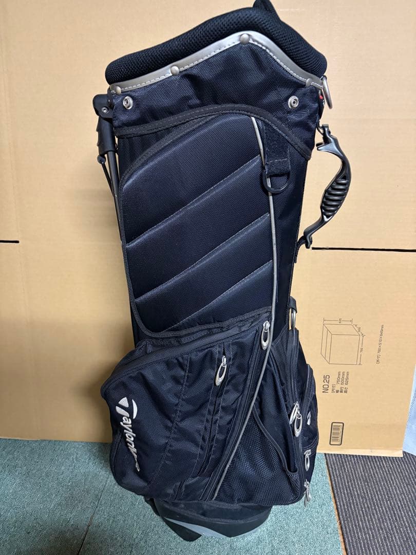 テイラーメイド ゴルフ キャディバッグ スタンド ブラック