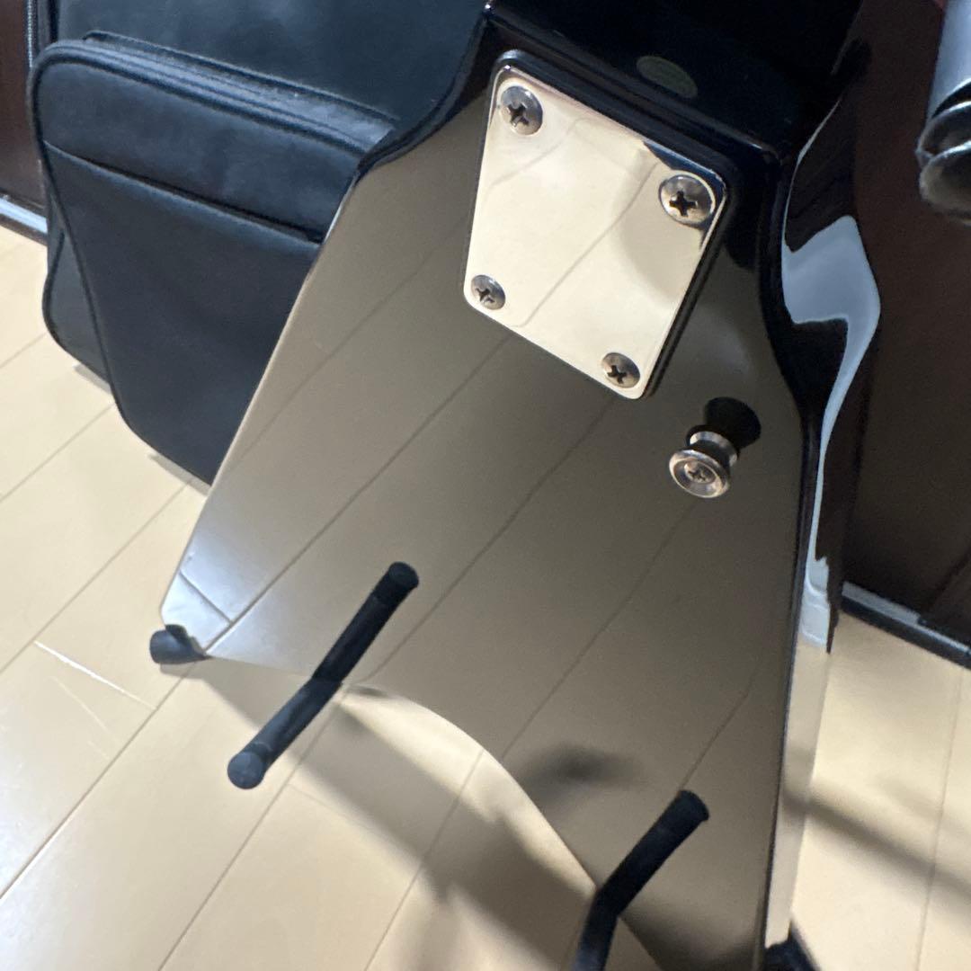 フライングV【PlayTech】エレキギター　BLACK