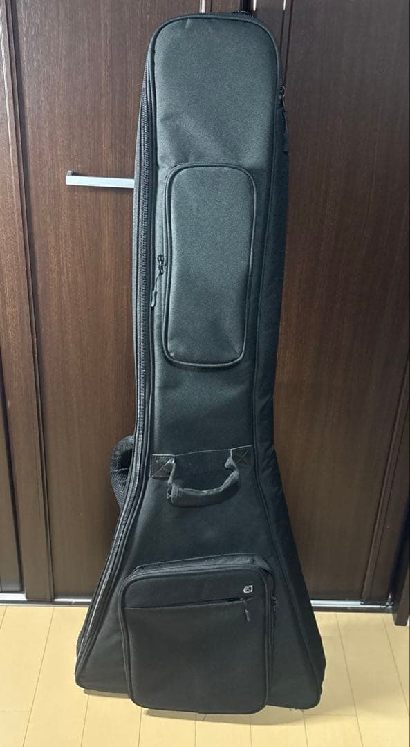 フライングV【PlayTech】エレキギター　BLACK