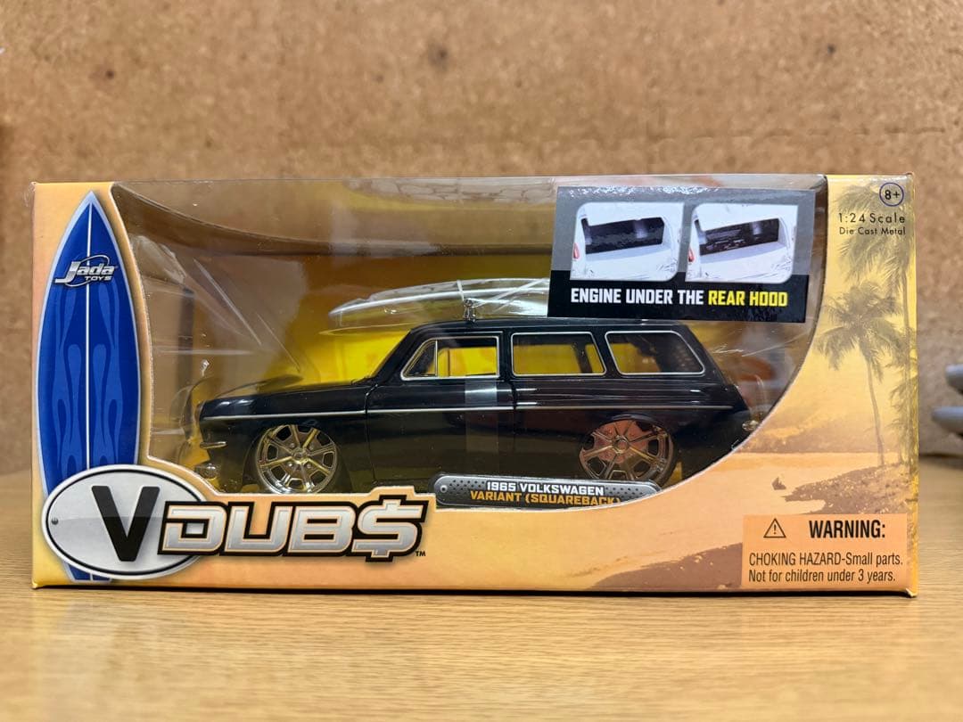 【廃番】1965 Volkswagen Variant サーフボード積載1/24