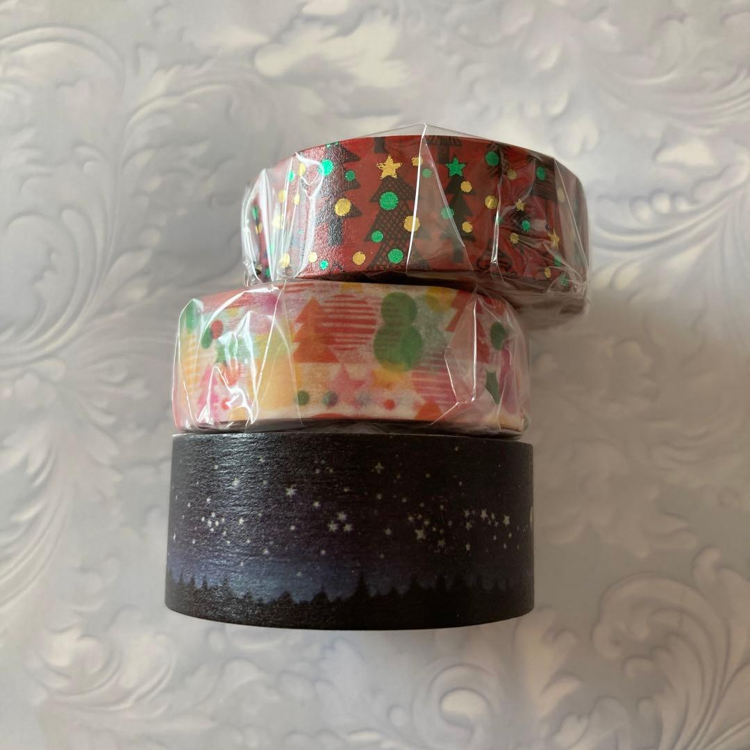 14 mtマスキングテープ クリスマス　ラベル難あり