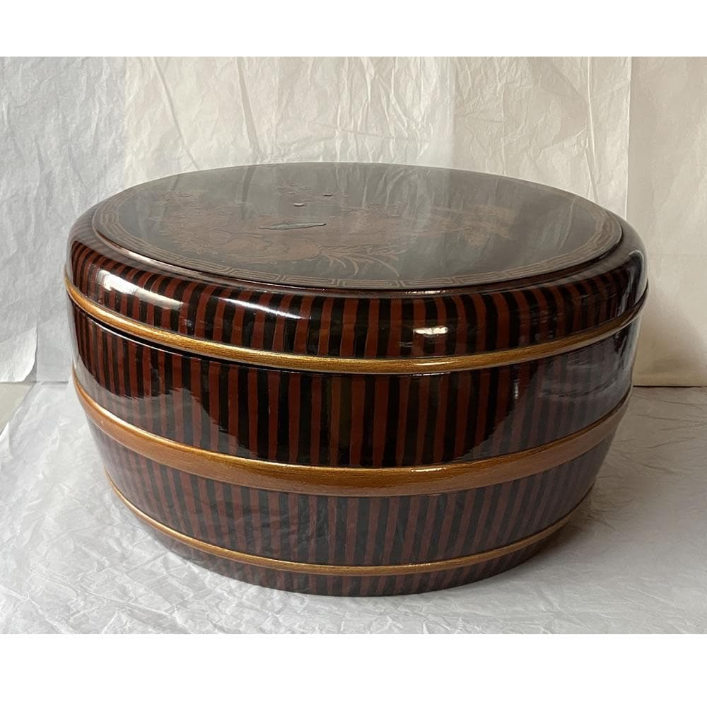 e3145 藤井象湖 寄木 取込盆 急須盆 巾筒 茶櫃 煎茶盆 螺鈿 煎茶道具